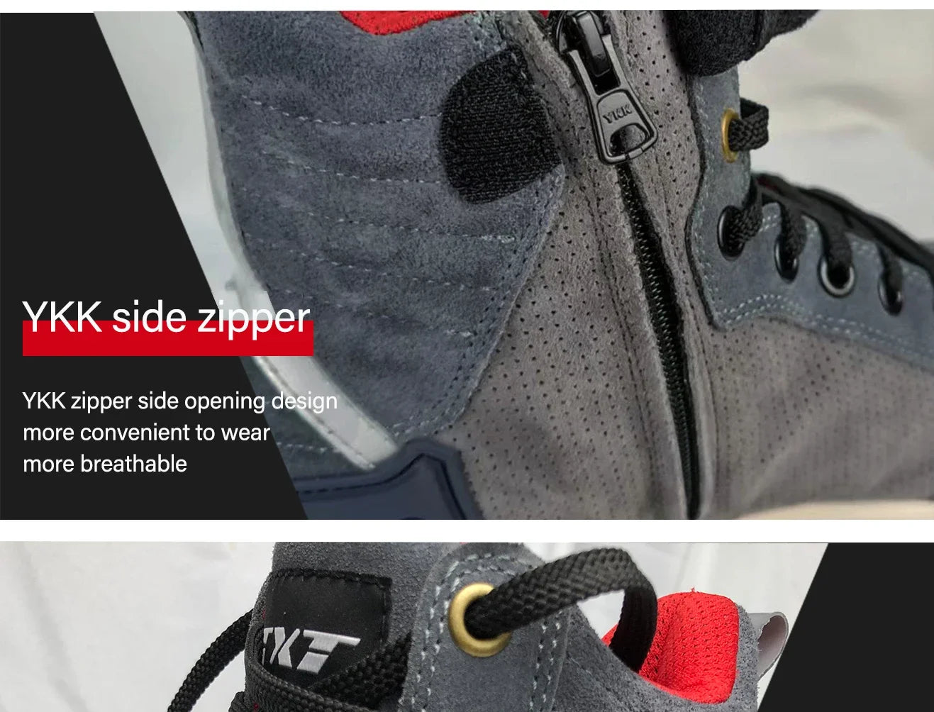 Men's Motorcycle Racing Shoes Breathable Anti-drop Off-road Rider Rally Shoes Racing Equipment