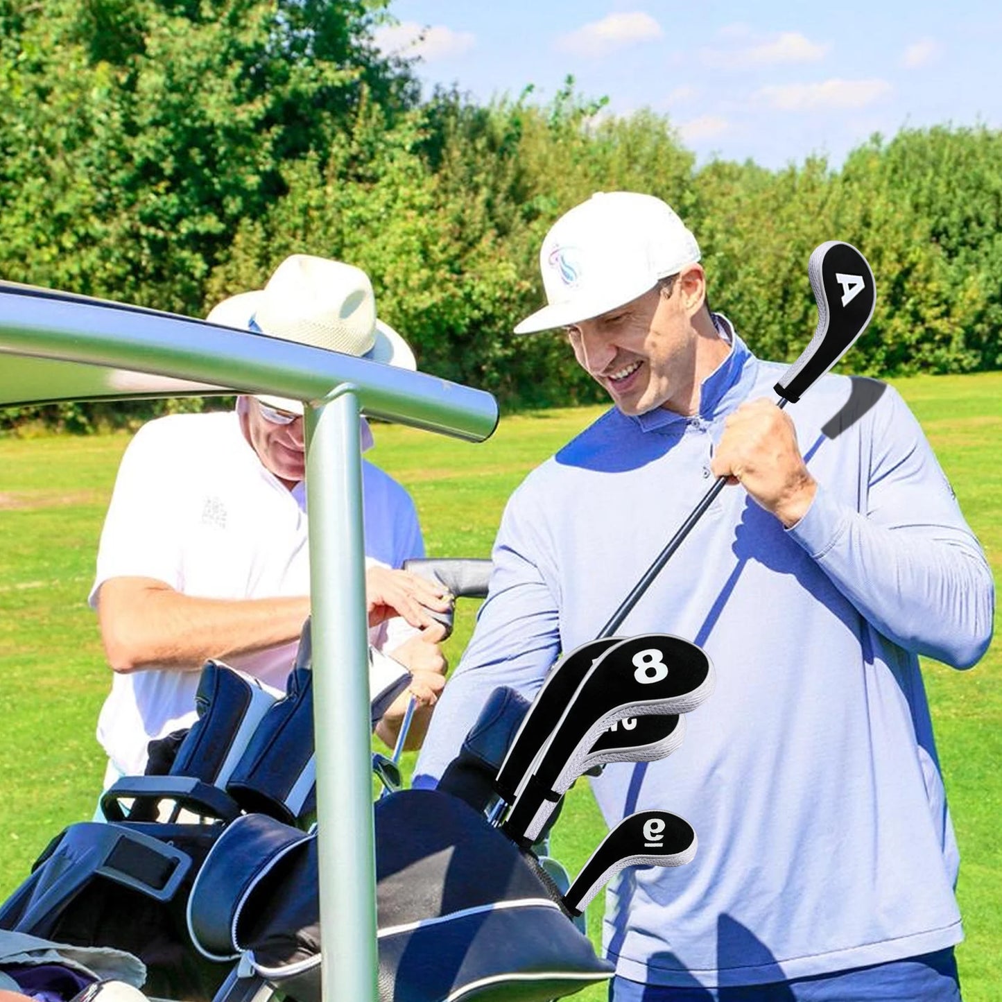 12piece Protective Cover Set Of 12 For Golf Club Head Irons Golf Supplies Accessories Golf Training