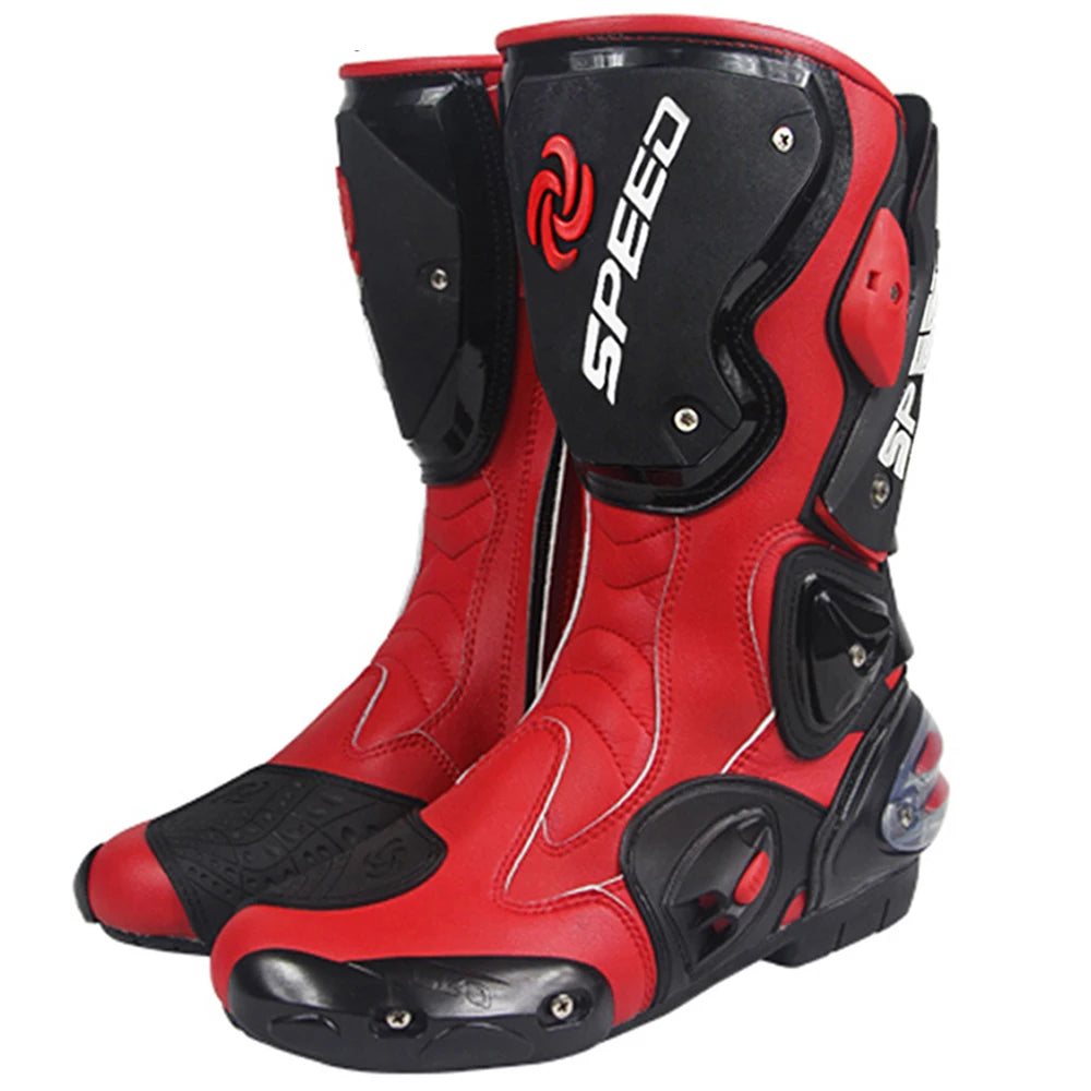 Motorcycle Boots Men Motorcycle Shoes Botas Moto Motocross Boots Motorbike Biker off-Road Racing Riding Boots