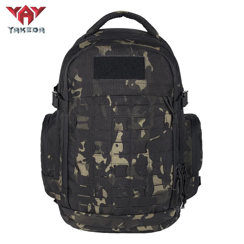 YAKEDA Assault Tactical Molle Backpack Fans 600D Sports Outdoor Bag High Capacity Tourism Hiking Mountain Camping Bags
