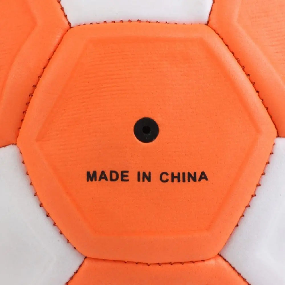 Great Size 3/4/5 Curve Soccer Ball Recreational Orange Youth Football Sport Toy Curve Lines Match Football Outdoor Match
