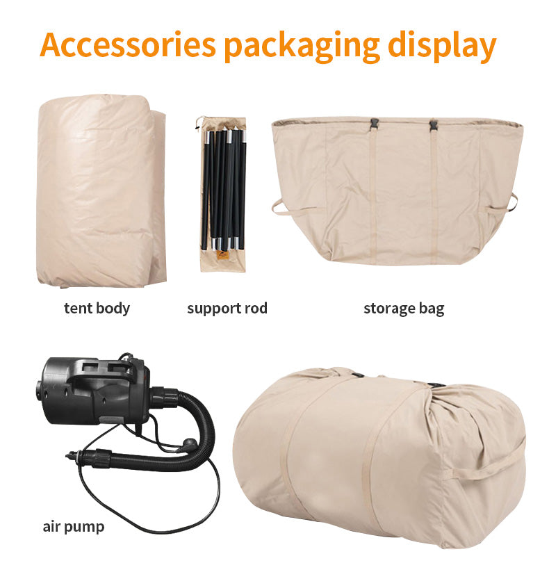 Waterproof Inflatable House for Multi Persons, Air Big Camping Tent, Custom Outdoor House, 2024