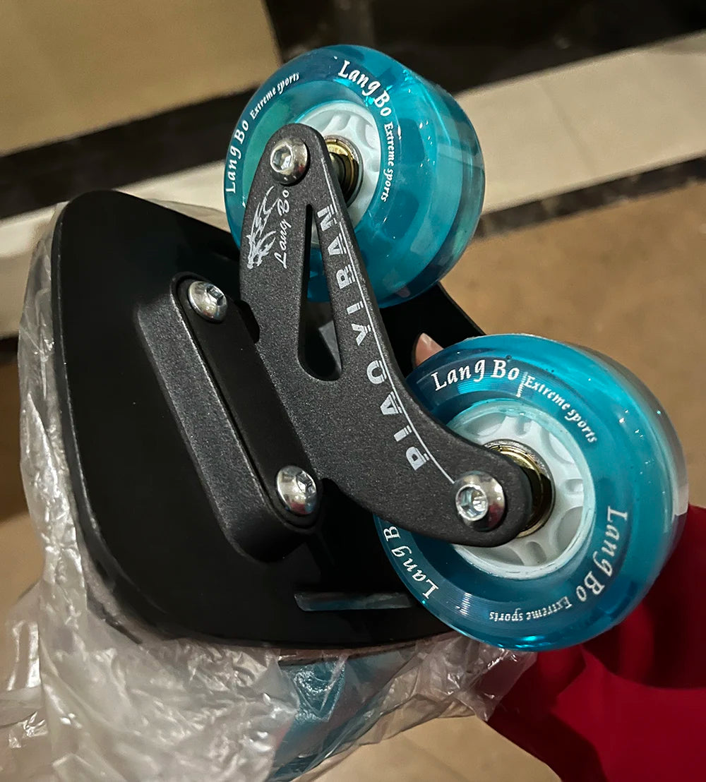 1 Pair Skateboard Aluminium Alloy Mini Drift Short Board Roller