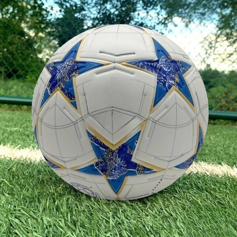 Professional Size 5 Soccer Ball Seamless PU Football for Outdoor Training and Competition Match Futsal Christmas Sports Gift