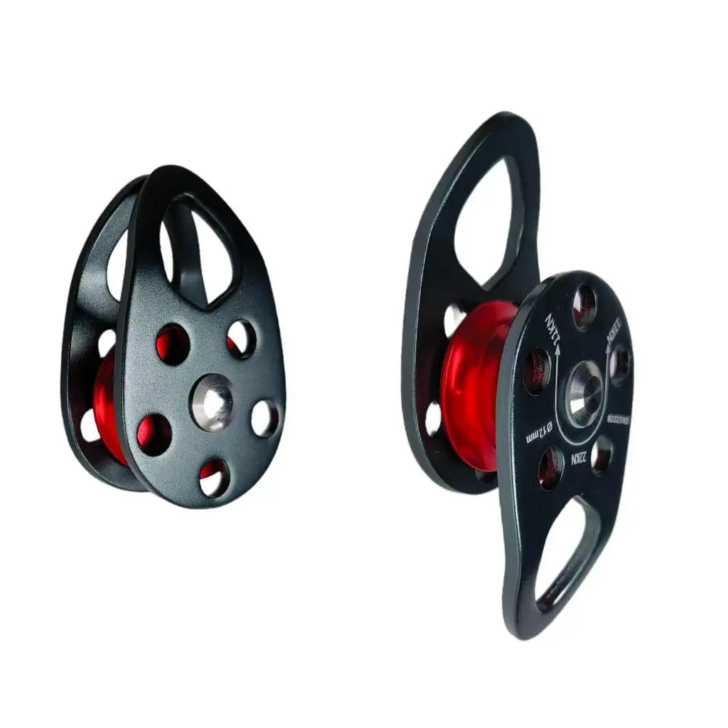 22KN Aluminum Alloy Rock Climbing Pulley Side Swing Pulley Professional Climbing Carabiner Survival Climbing Survival Gear