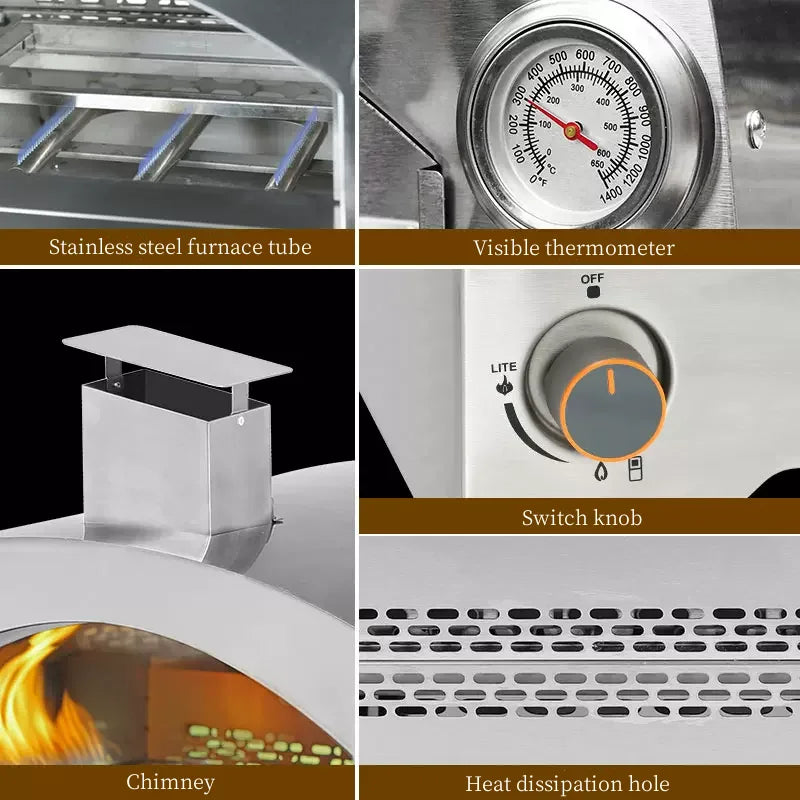 Cheap gas pizza oven traditional kiln Italian classic pizza oven