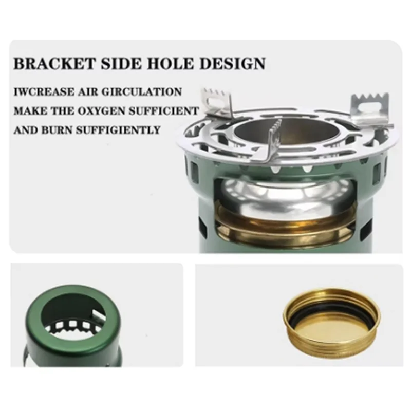 【Must-Haves】Camping Gear And Accessories  Alcohol Stove Outdoor Furnace Portable Mini Barbecue Assesories Camp Cooking Supplies