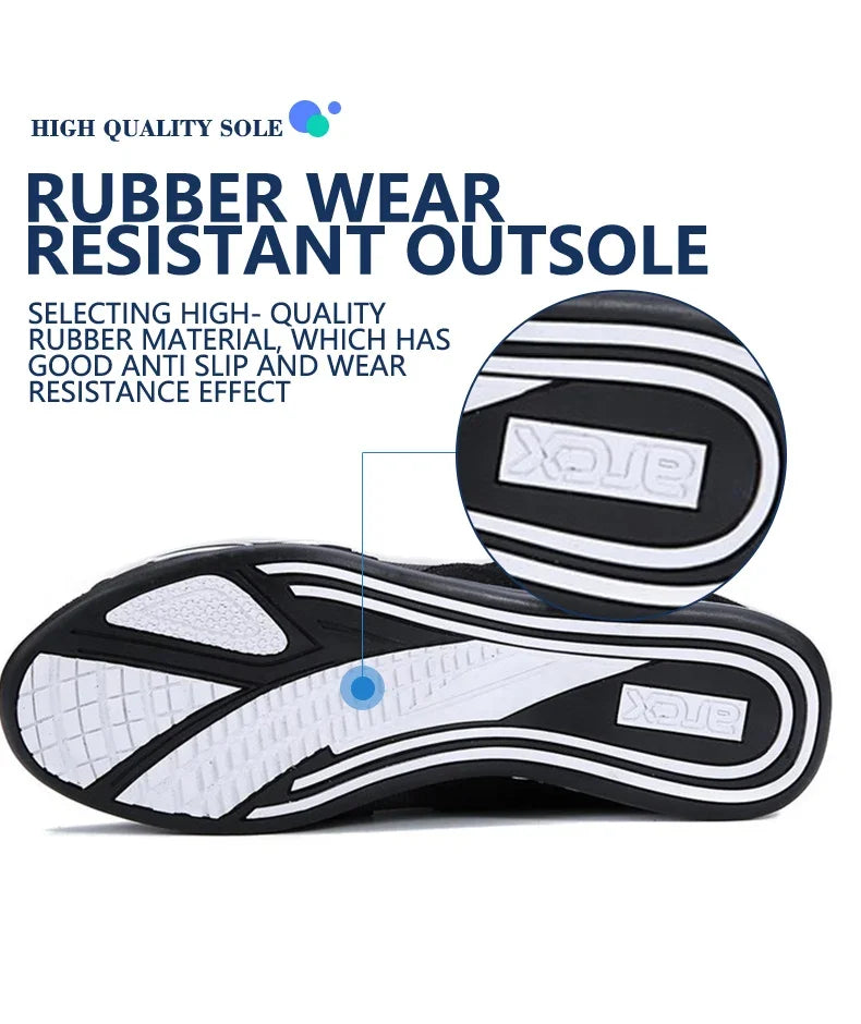 ARCX Black Motorcycle Protective Boots Men's Shoes Summer Breathable Knob Adjustment Design Anti-fall Durable Riding Equipment