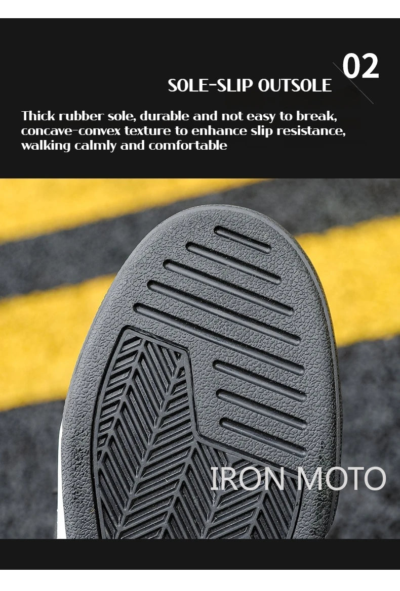 2025 Motorcycle Boots Men Motobiker Shoes Motocross Boots  Anti Fall Riding Boots for Road Racing Parkour Shoes Knight Equipment