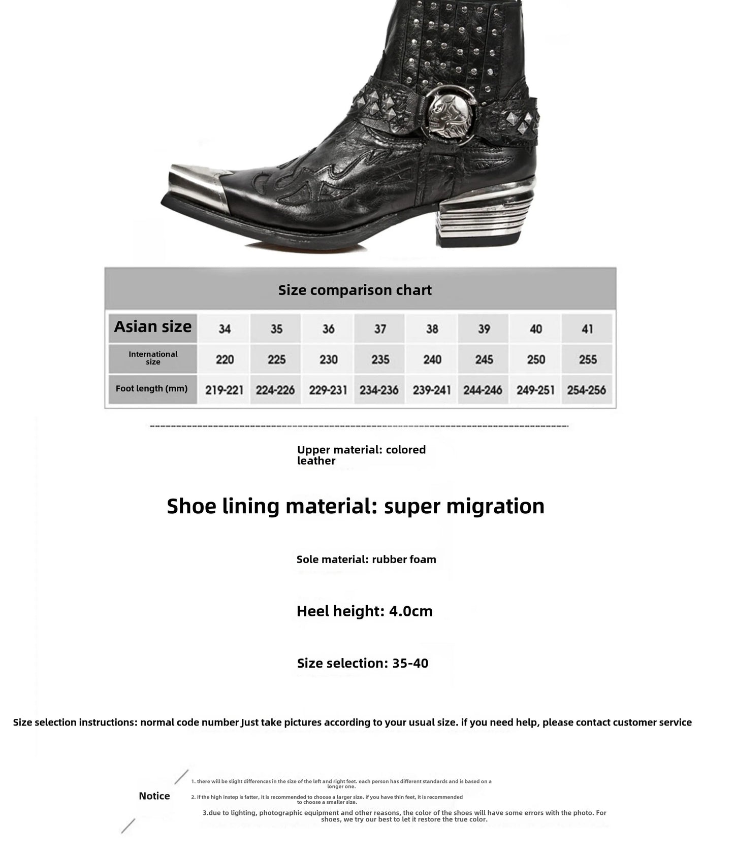 2025 New Men Popular Pointed Western Short Spanish Tide Brand Punk Rivet Leather Women Sneakers Chelsea Boots