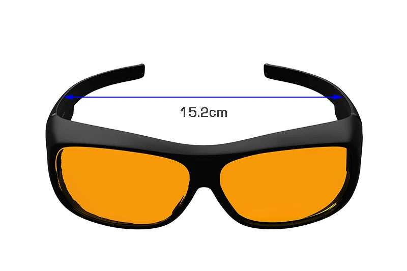 UV Laser Radiation Marking Safety Glasses Protection 450nm Laser wood Engraving Blue light filter Goggles Anti-headlights Glare