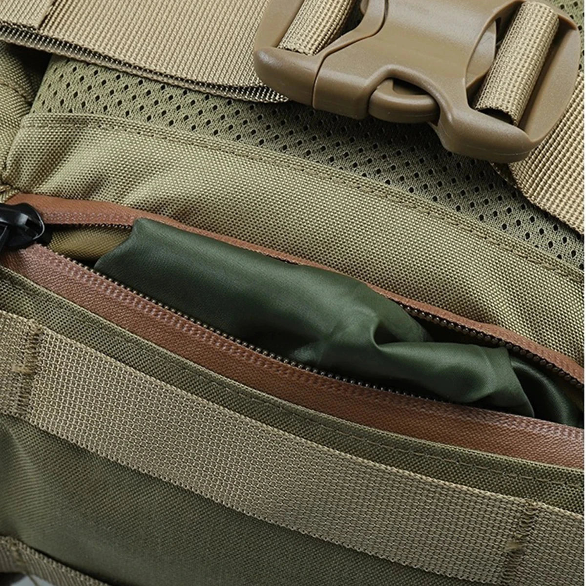 500D Tactical Backpack Multi 30D Large Capacity Mountaineering Bag with Waterproof Rain Cover Outdoor Camping Hiking Pack