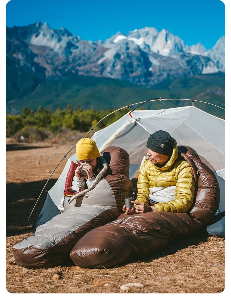 Naturehike Snowbird Sleeping Bag 650FP Duck Down Winter Warm Outdoor Camping Ultralight Hiking Mummy Sleeping Bag -18.6°C~3.8°C