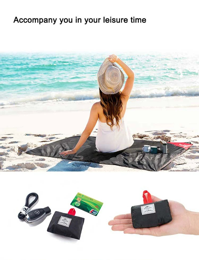 Naturehike Multifunction Ground Sheet Tent Mat Waterproof Picnic Mats Portable Beach Camping Tarp Footprint Awning NH17D050-B