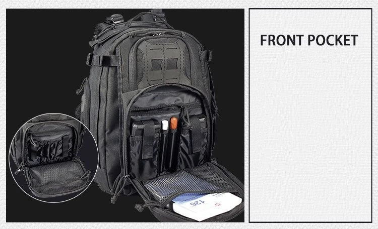 600D MOLLE Tactical Backpack Military Assault Pack 40L Waterproof Outdoor Travel Camping Climbing Hiking Bag Mens Army Rucksack