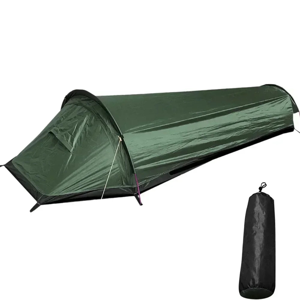 2025 New Backpacking Tent Outdoor Camping Sleeping Bag Tent Hiking Traveling Equipment Lightweight Single Person Sleeping Tent