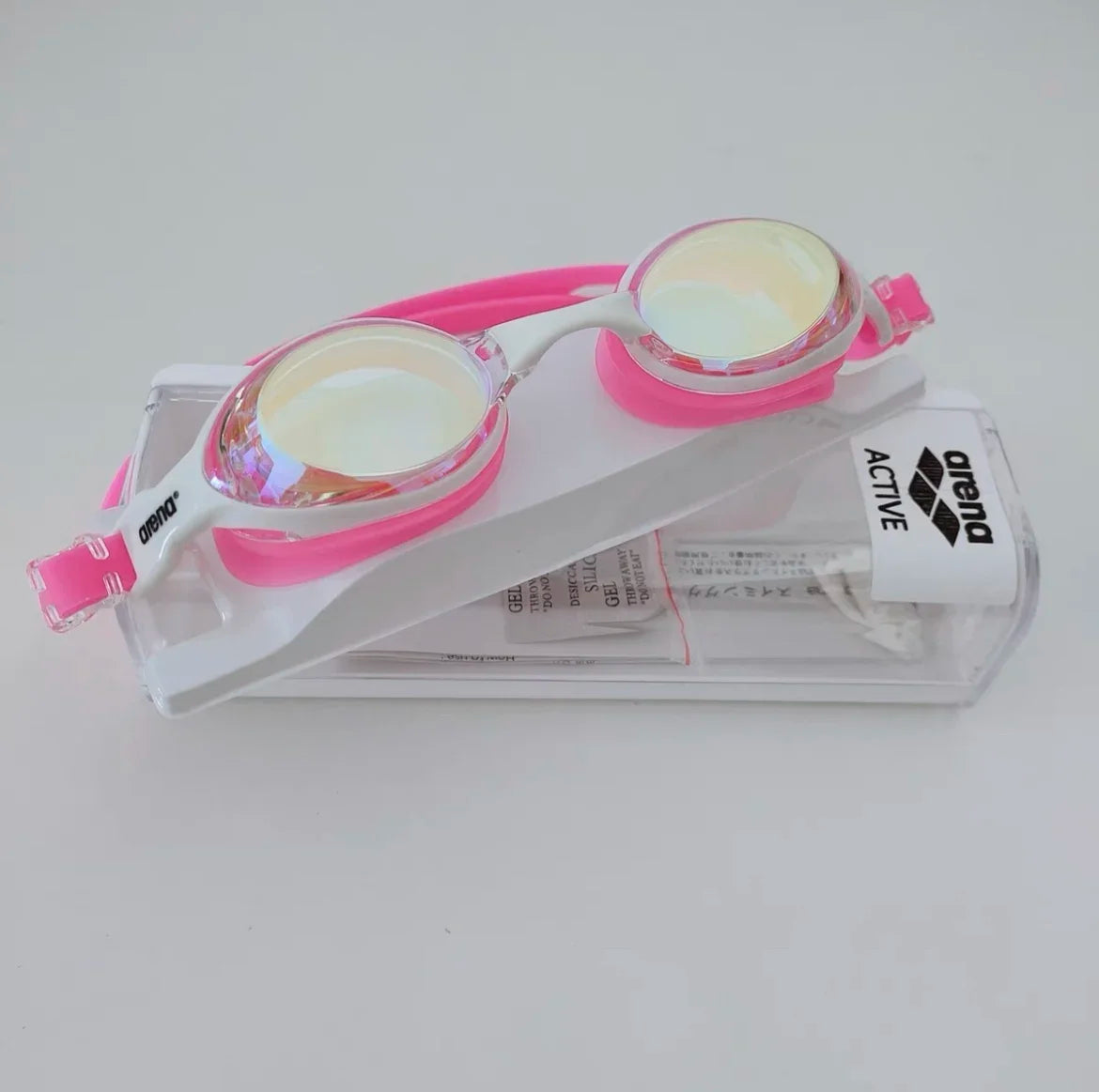 ARENA Professional Anti-Fog HD Swimming Women Adjustable Silicone Swim EYEWEAR Goggles Leak Proof Protection Glasses Men