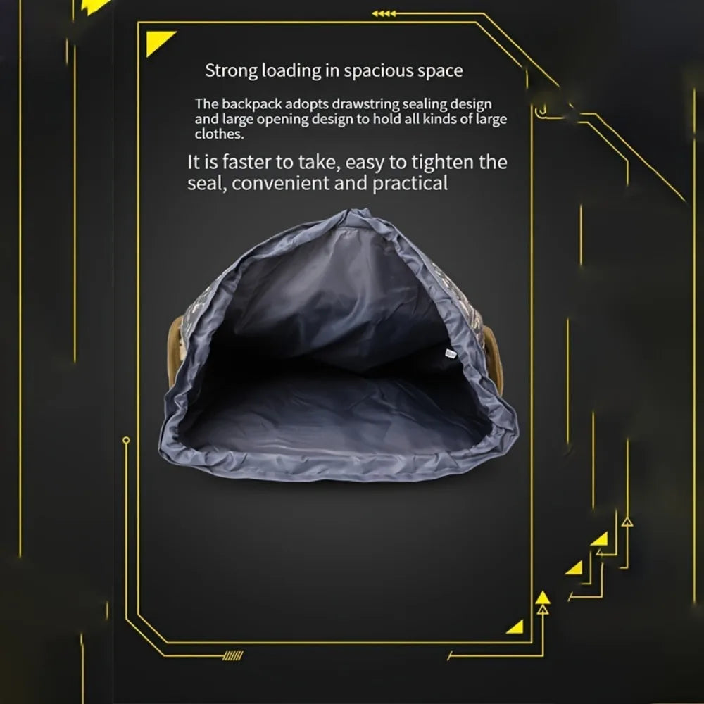 80L  Military Camouflage Tactical Backpack Large Capacity Hiking Camping Travel Outdoor Molle System Assault Pack for Men