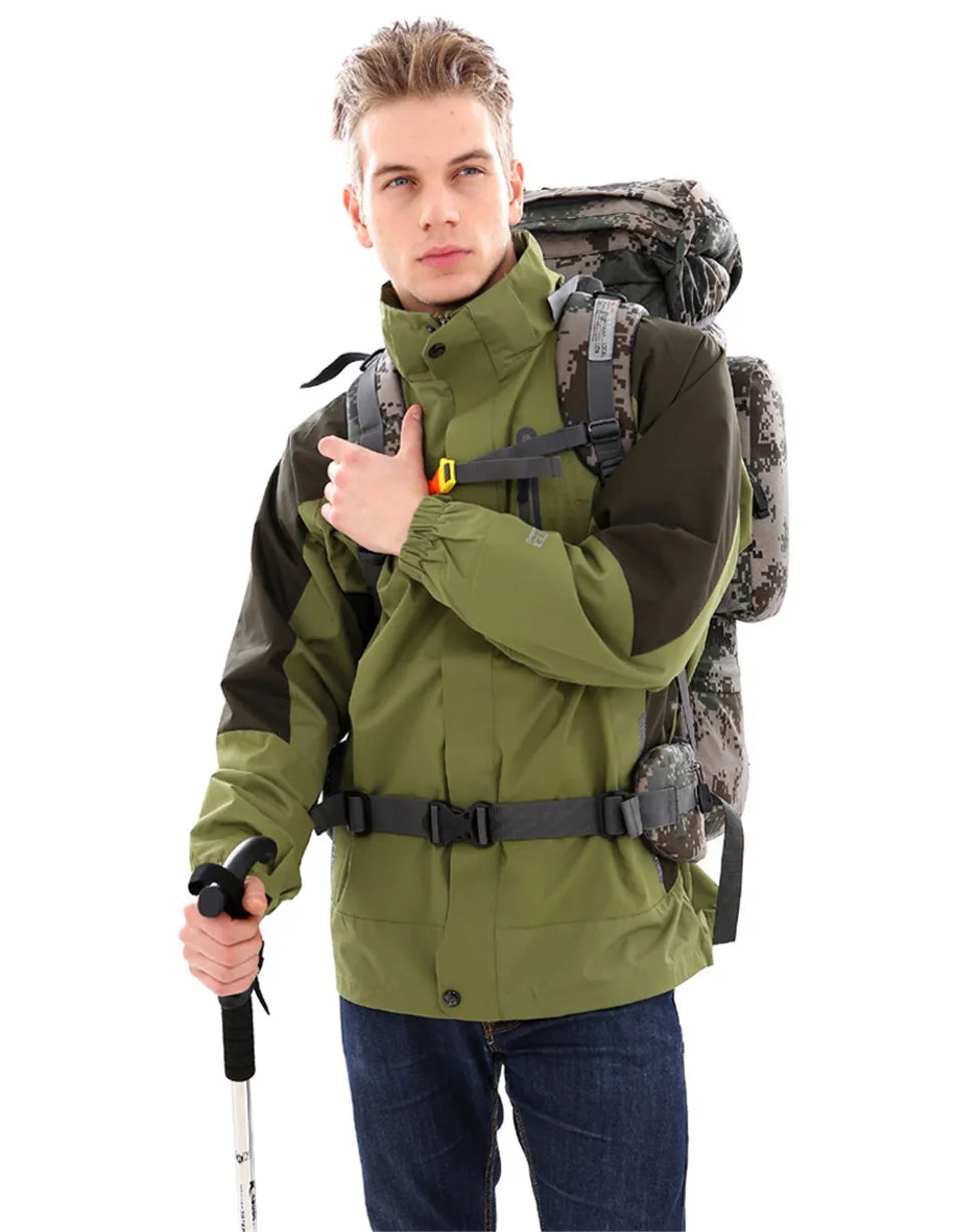 85L Hiking Bag Large Capacity Military Tactical Backpack Outdoor 900D Waterproof Wear-resistant Camping Travel Luggage Rucksack