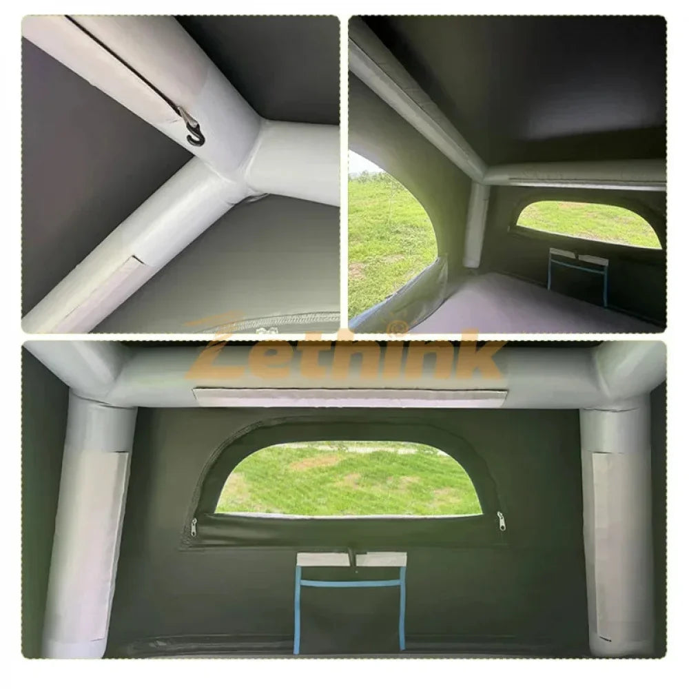 New Trend Shell Wing Inflatable Roof Top Tent Water Proof Large Internal Space Prevent Bumping Glamping Outdoor Tents