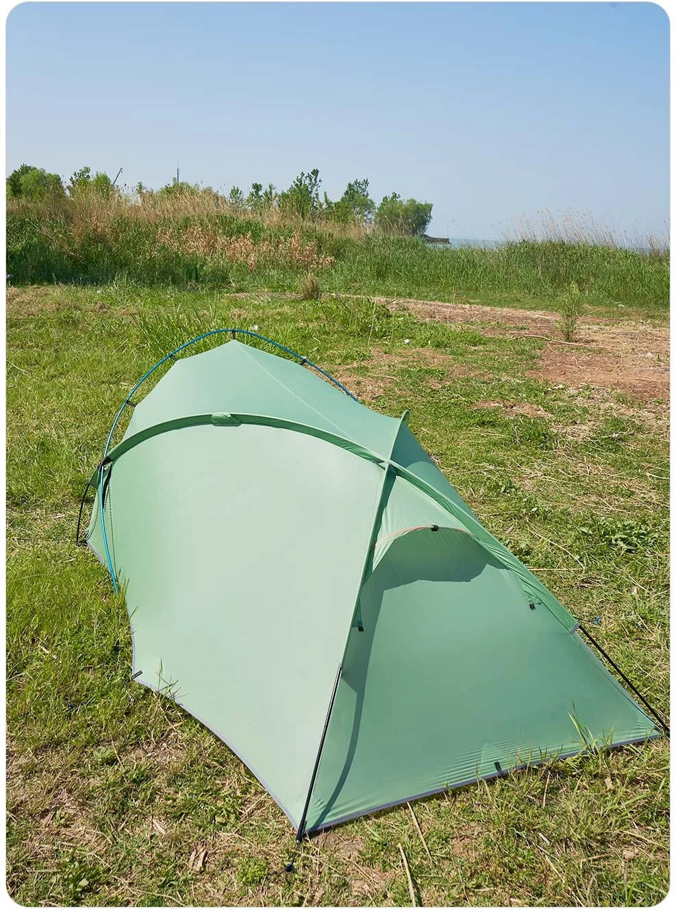 ASTA GEAR Frog2 Windproof Tent Outdoor Camping 2P Silicon Coating Lightweight Tent 10D Nylon Backpack Hiking Windproof Rainproof