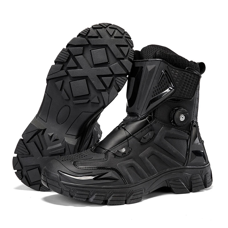 New Motorbike Boots Anti-slip Waterproof  Motorcycle Boots Wear-resistant Biker Protection Equipment Anti-fall Motocross Boot