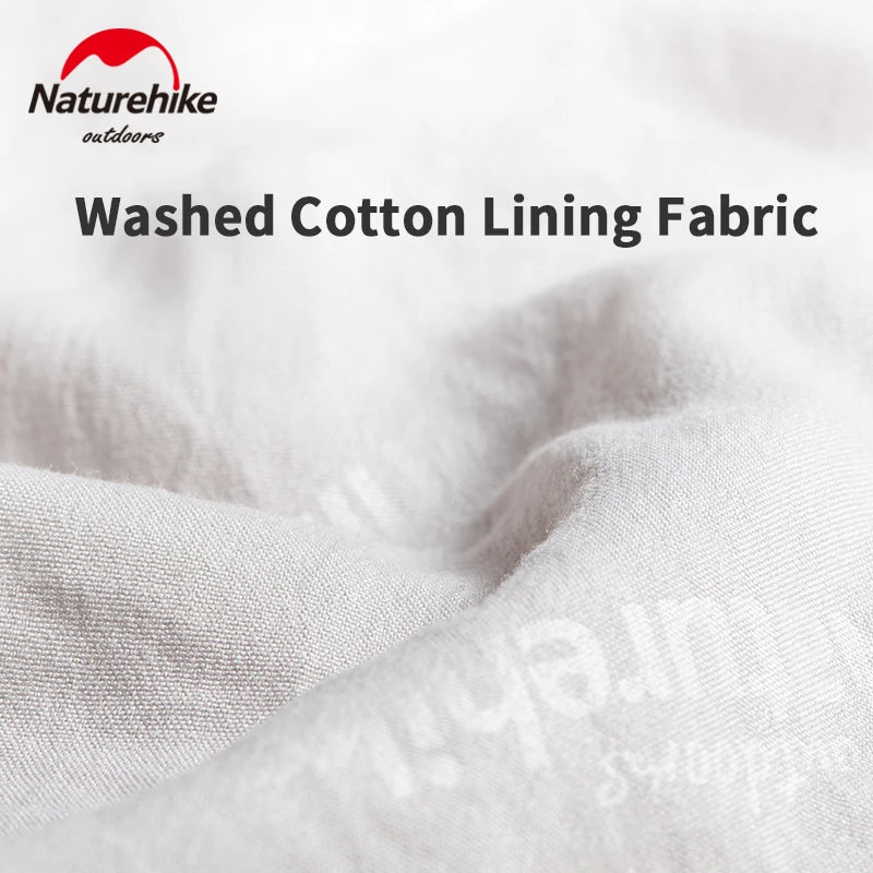 Naturehike Winter Mummy Sleeping Bag 6℃~-4℃ Keep Warm Breathable Soft Windproof Cotton for Outdoor Hiking Camping Sleeping Bag