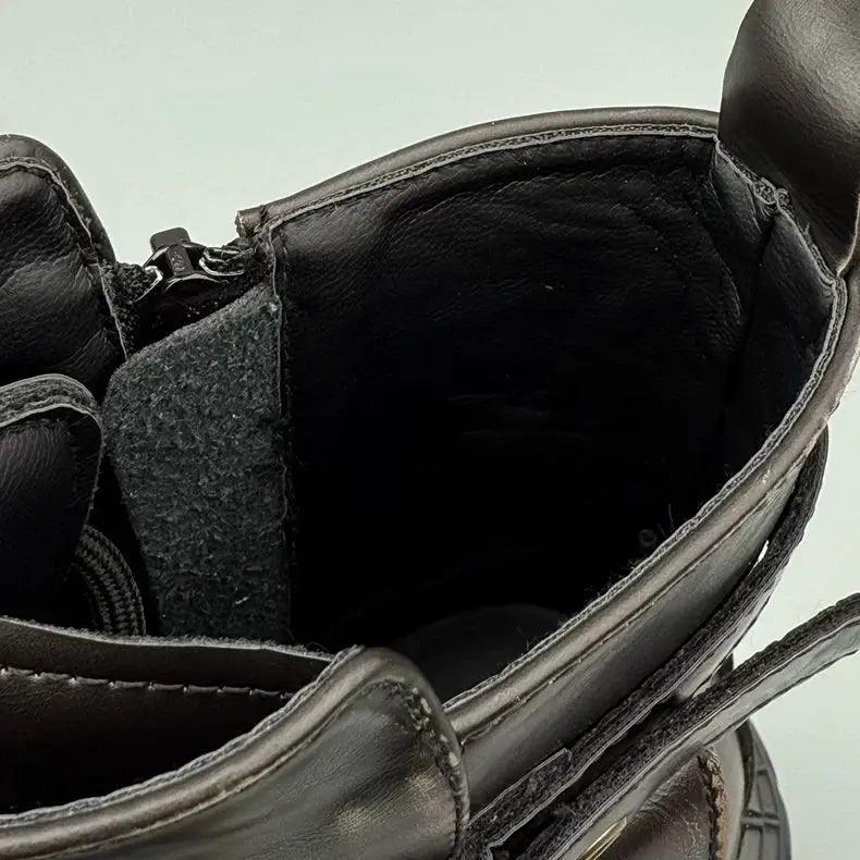 Thick-soled Men's 2024 Autumn and Winter Niche Design Fashion Heightening Short Dark Punk Wind Motorcycle Boots