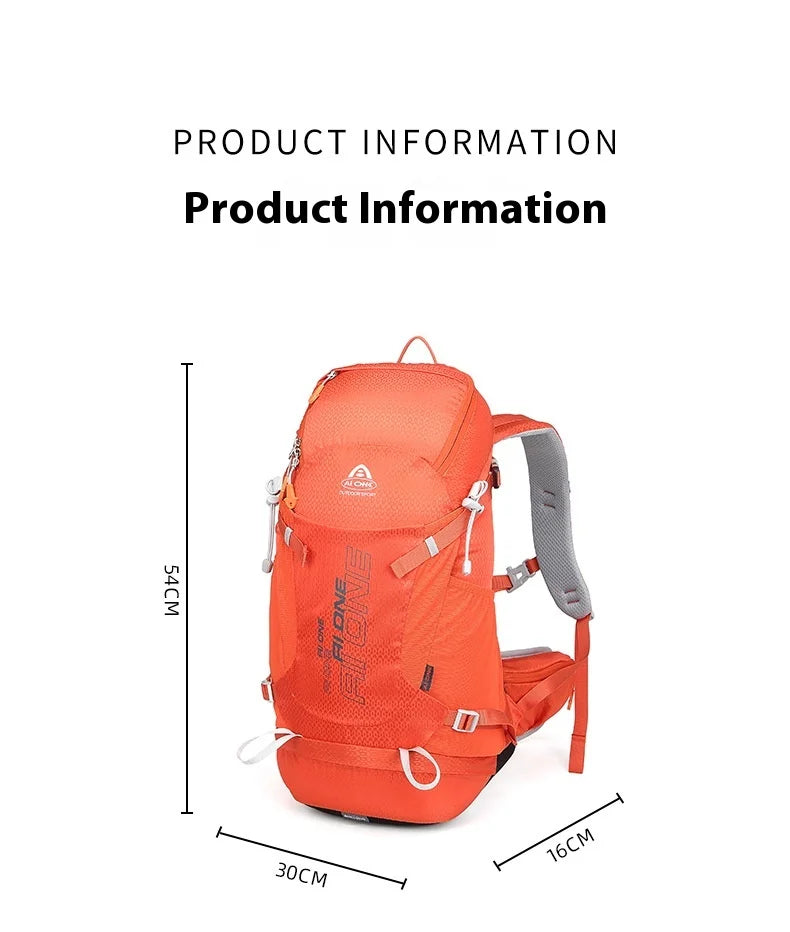 32L Large Capacity Hiking Backpack Lightweight Outdoor Climbing Bag for Men Women, Trekking Camping Mountaineering Bag Aione