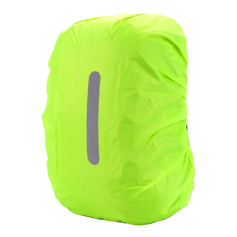 Reflective Waterproof Backpack Rain Cover Outdoor Night Cycling Safety Light Raincover Bag Hiking Mountaineering Backpack Cover