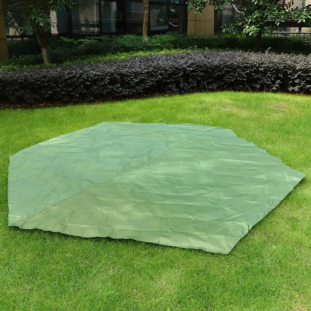 Hexagon Camping Mat Large Waterproof Ground Sheet Footprint Picnic Mat Hexagonal Tent Tarp Awning Shade Beach Travel Mat