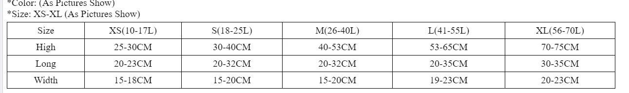 10-70L Backpack Rain Cover Outdoor Travel Hiking Climbing Bag Cover Foldable Waterproof With Safety Reflective Strip Raincover