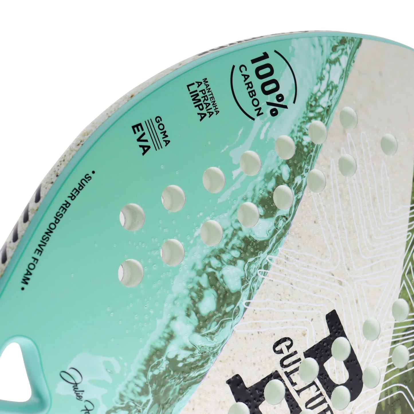 Full Carbon Fiber Racket Beach Tennis with overgrips INSUM 22mm EVA Soft Lightweight Beach Tennis Raquete for Beginner