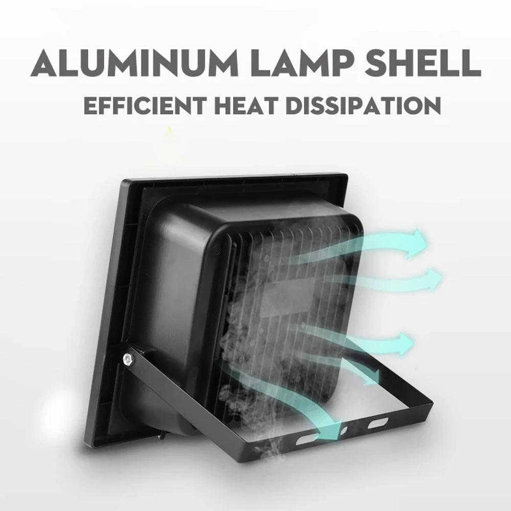 100W 220LED Solar Energy Light Waterproof Outdoor Solar Spotlight Lamp LED Flood Lamp Projector Lighting Fixture Floodlight