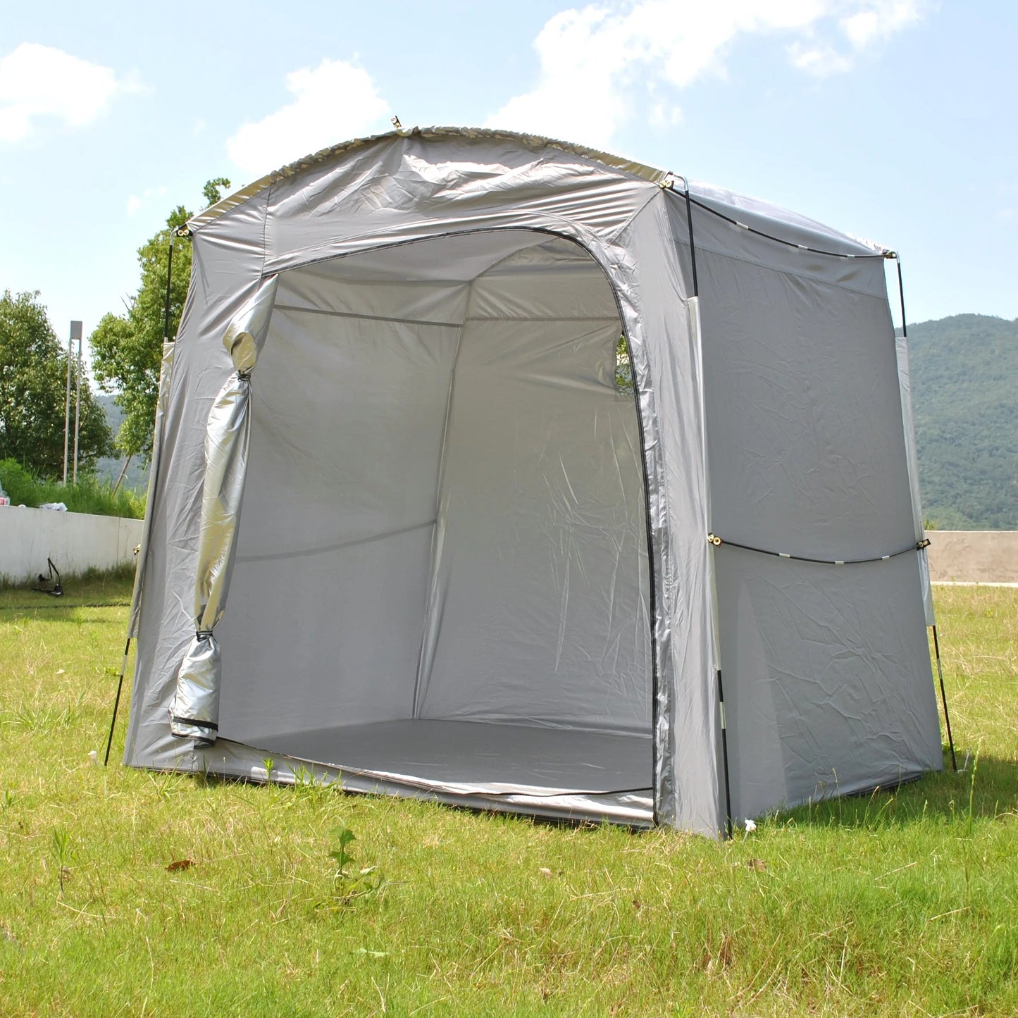 Bike Storage Shed Tent, Oversized Storage Tent for 4 Bikes, Garage/Garden Storage Tent, Waterproof Anti-uv Outdoor Bicycle Cover