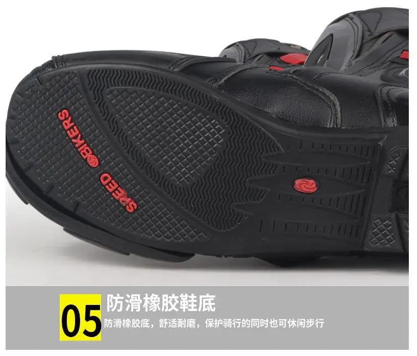 Motorcycle Boots Cycling Shoes Four Seasons Racing Anti-drop Cycling Boots Locomotive Shoes Knight Racing  Motorcycle Shoes