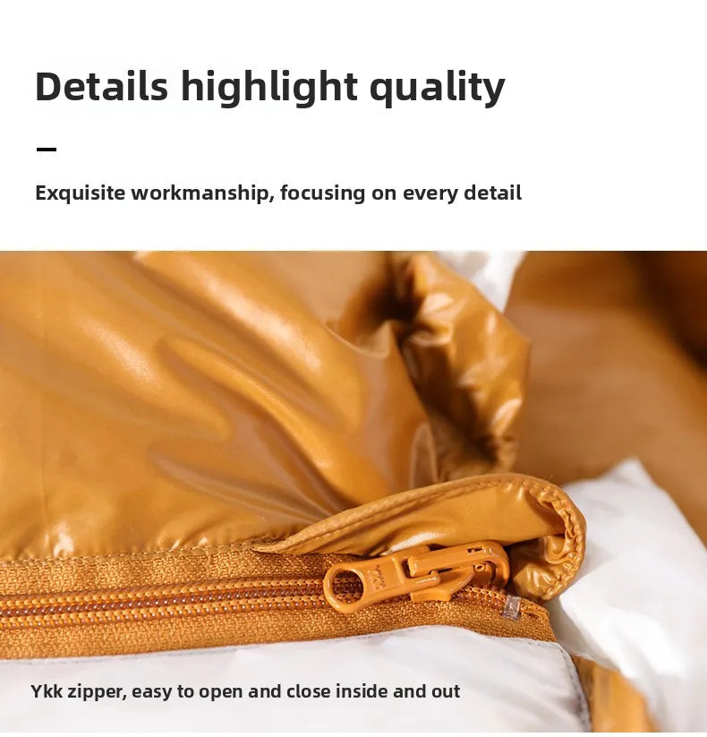 White duck down mummy down sleeping bag adult outdoor camping winter thickened cold minus 30 degrees Sleeping Bags