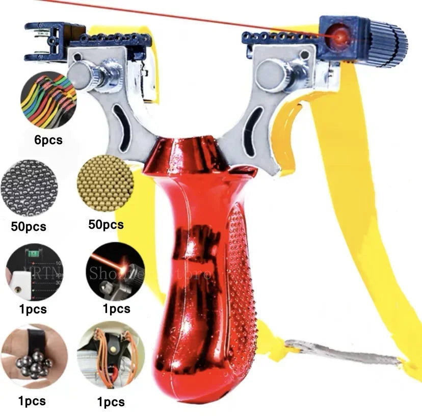 Professional Shooting Resin Slingshot Rubber Band High Power Hunting Catapult Outdoor Game Game Tool High Quality