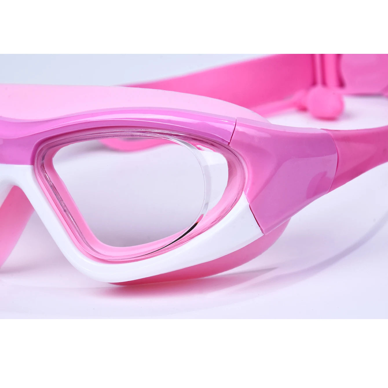 High-definition Children Swimming Goggles For Boys And Girls Anti-fog Swimming Goggles Large-frame Goggles Comfortable Silic