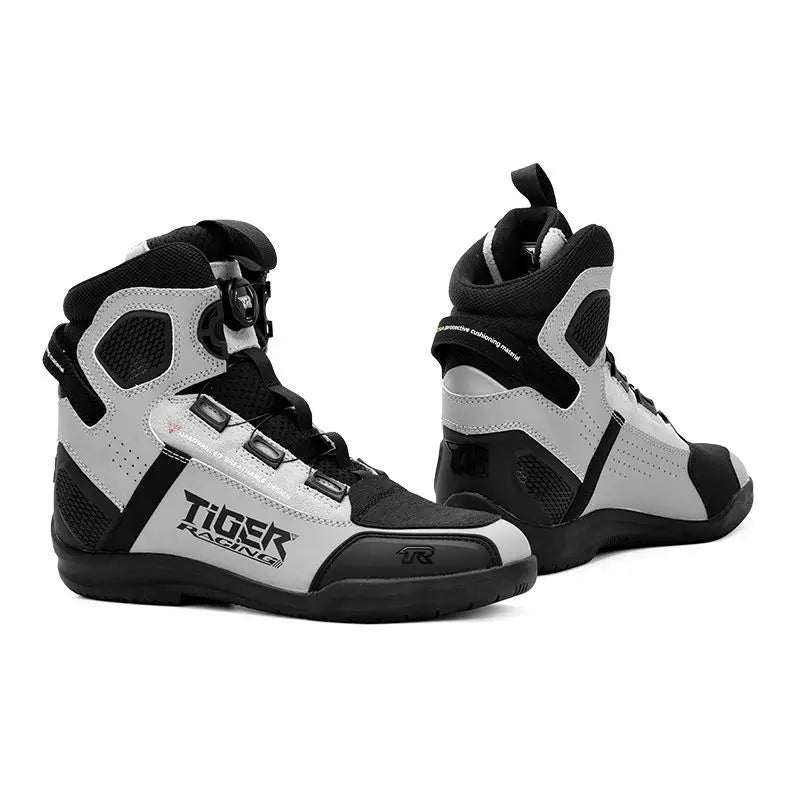 Motorcycle Shoes for Men, MTB Cycling Shoes, Winter Hiking High-Cut Boots, Tenis Masculino, Road Bicycle Sneaker，Casual Shoes