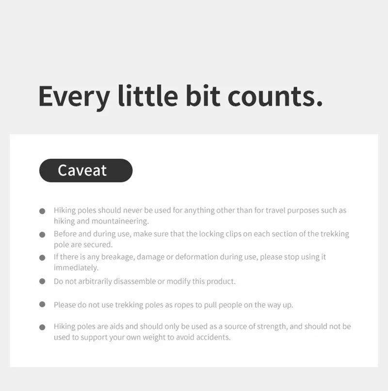 Naturehike Folding Trekking Pole Foldable Walking Stick for Walk Climbing Retractable 3 Sections Telescopic 6061 Aluminum Alloy