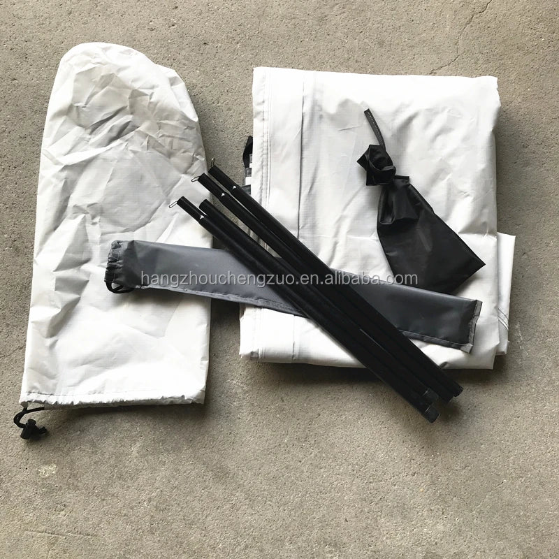 Silver coated rainproof and sunscreen octagonal canopy easy to build courtyard umbrella canopy pavilion beach canopy tent