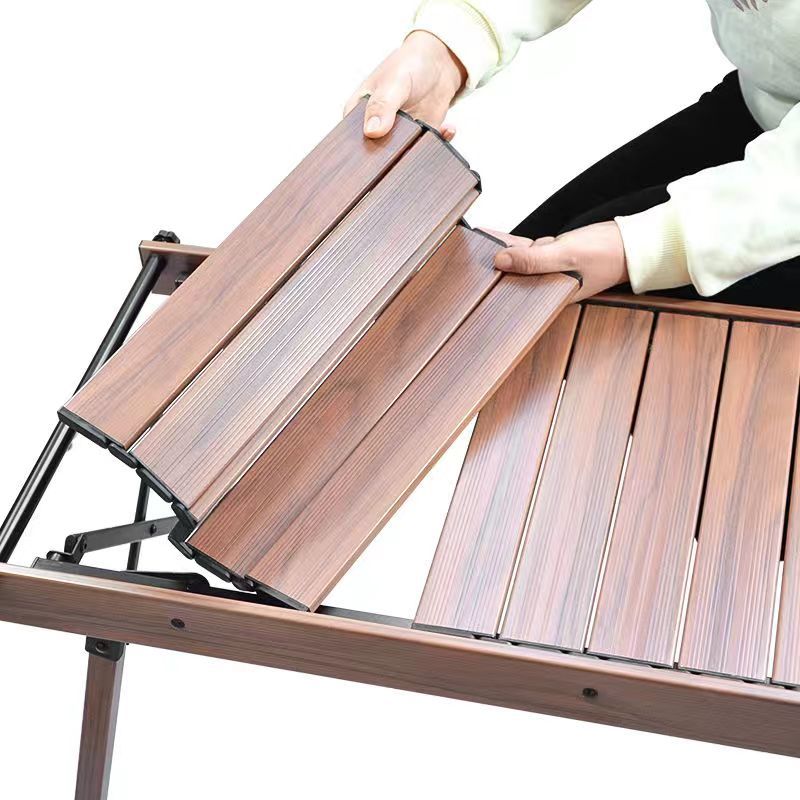 IGT Table with Stove Camping Folding Removable Adjustable Height Lightweight Camp BBQ Grill Table Outdoor Picnic Fishing Table