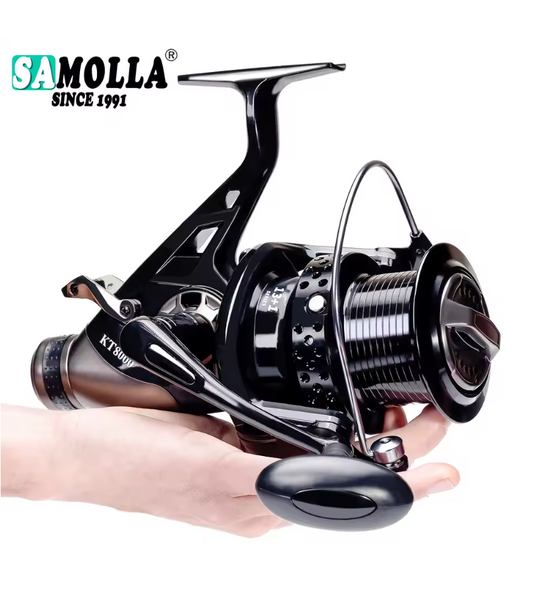 Spinning Double Brake Fishing Reel FPL Reel KT Metal Reel 25KG Shallow Spool Beach Distant Wheel Sea Reel Carp REEL Jigging ReeL