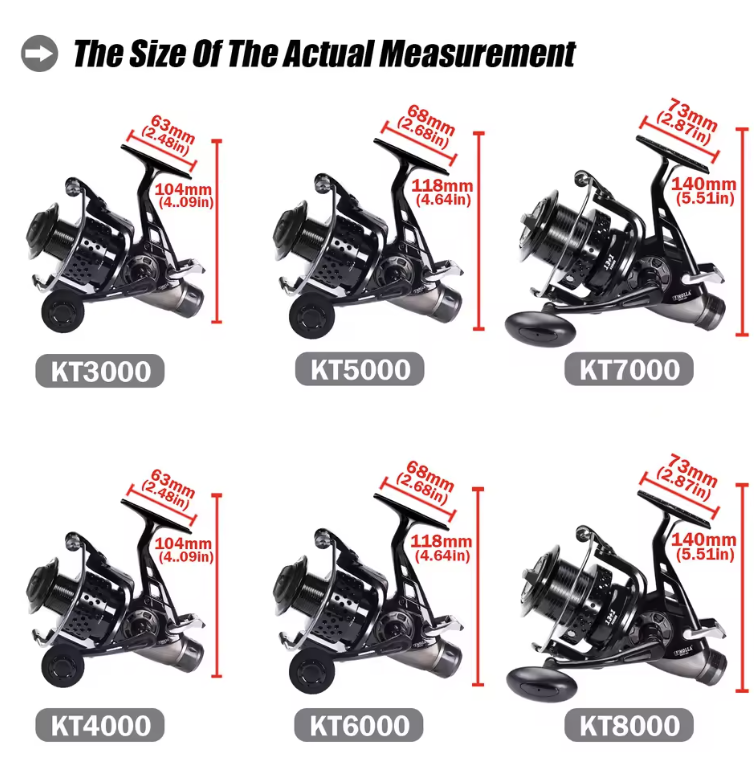 Spinning Double Brake Fishing Reel FPL Reel KT Metal Reel 25KG Shallow Spool Beach Distant Wheel Sea Reel Carp REEL Jigging ReeL