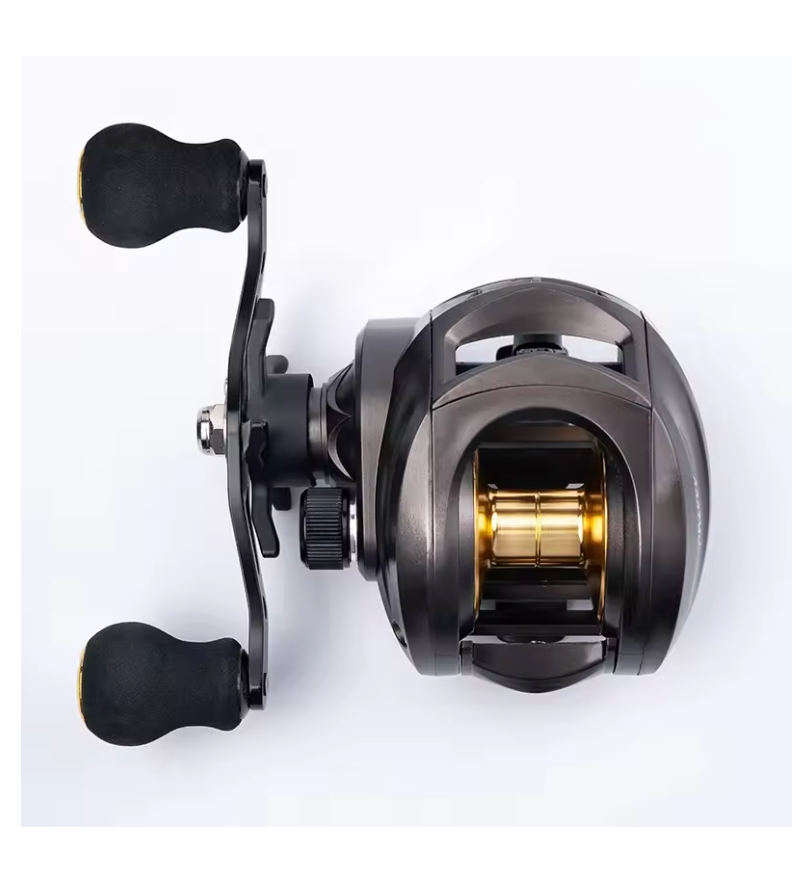 Baitcasting Reel Metal Bearing Aluminum Water Droplet Wheel Anti-explosion Line 7.2:1 High Rotational Speed Ratio Fishing Tackle