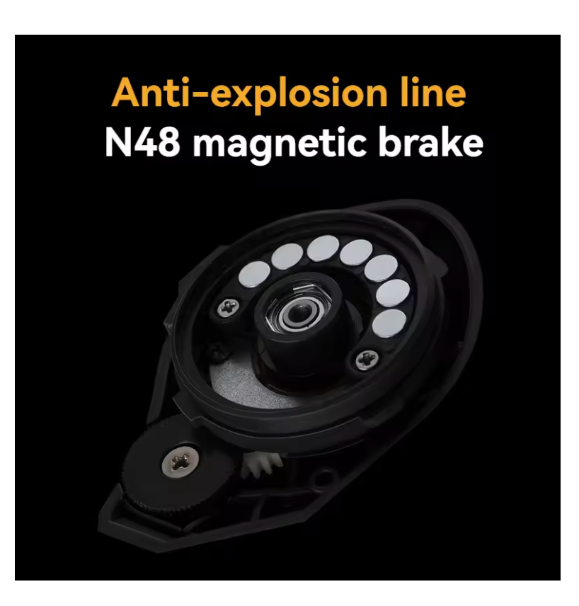 Baitcasting Reel Metal Bearing Aluminum Water Droplet Wheel Anti-explosion Line 7.2:1 High Rotational Speed Ratio Fishing Tackle