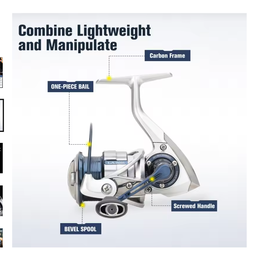 TSURINOYA Ultralight Carbon Spinning Fishing Reel LANIUS 800 1000 1500S 149g Shallow Spool Light Game Reel Stand Trout Wheel